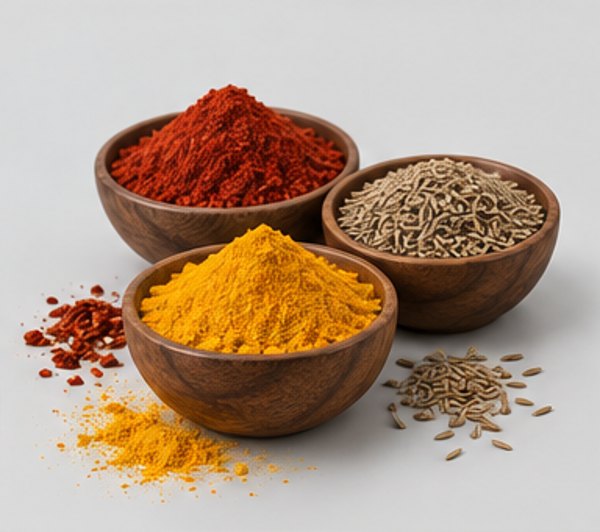 Indian whole & ground spices