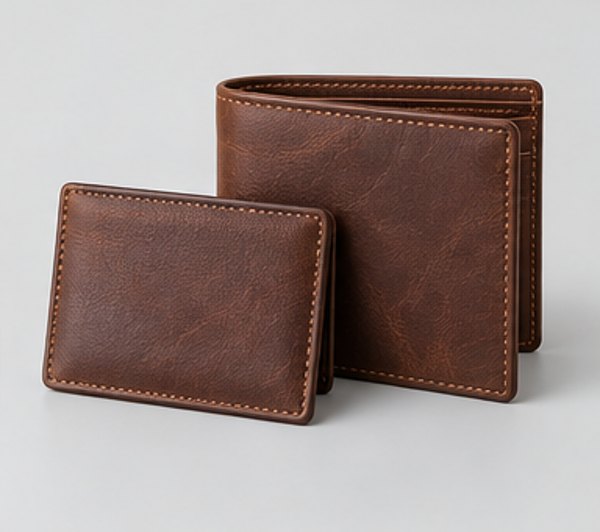 Leather bifold wallets
